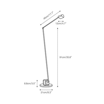 Daphine Floor Lamp – detail 3 — Dimension drawings 1