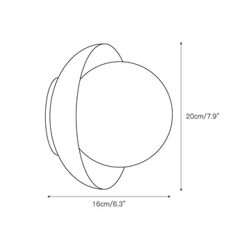 Eala Wall Lamp – detail 3 — Dimension drawings 1