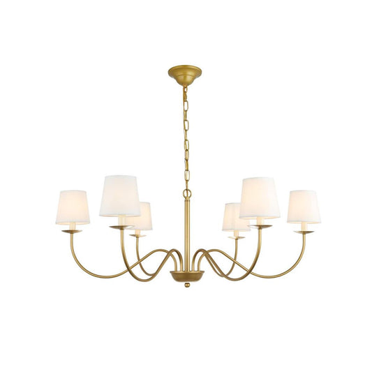 Eclipse Brass Chandelier