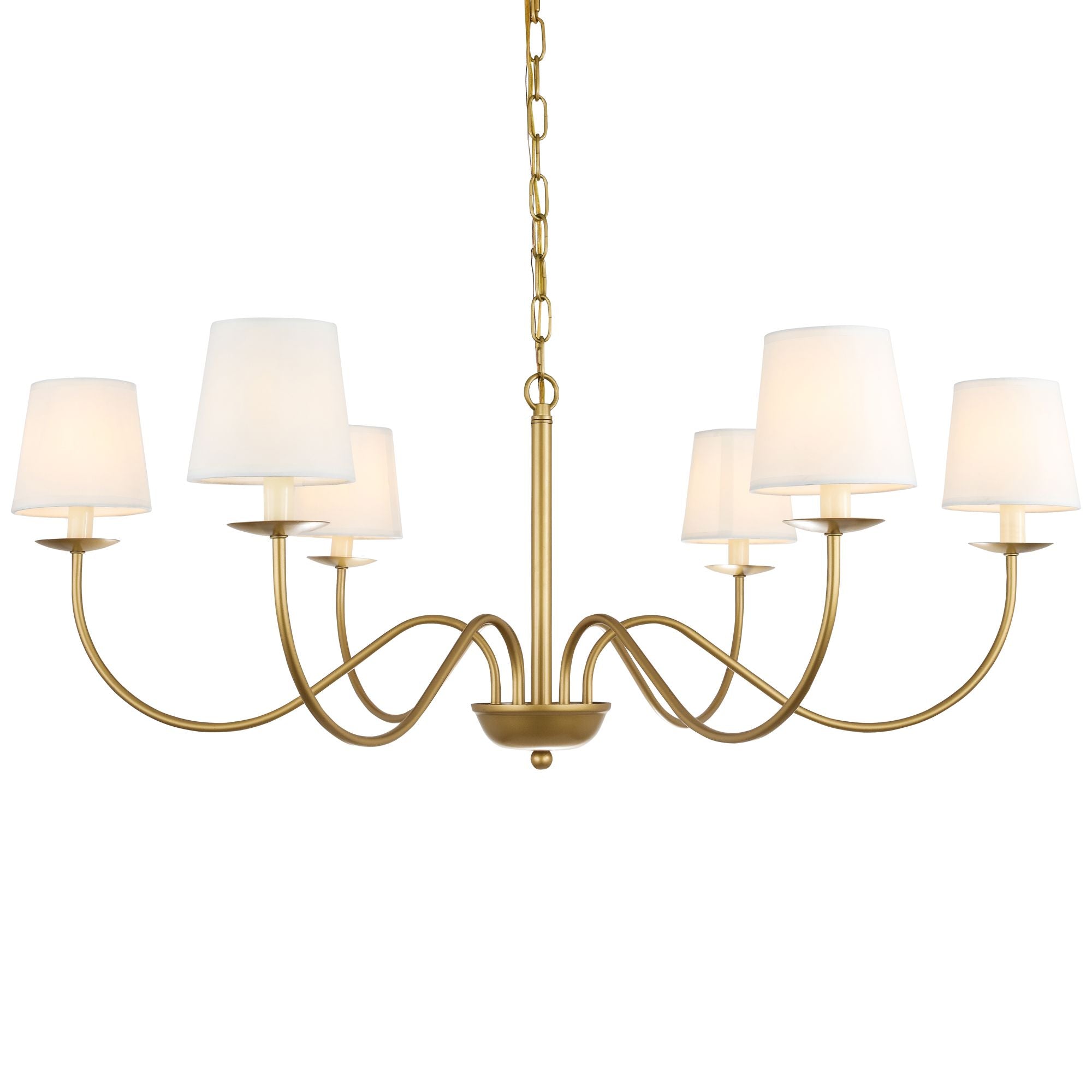 Eclipse Brass Chandelier