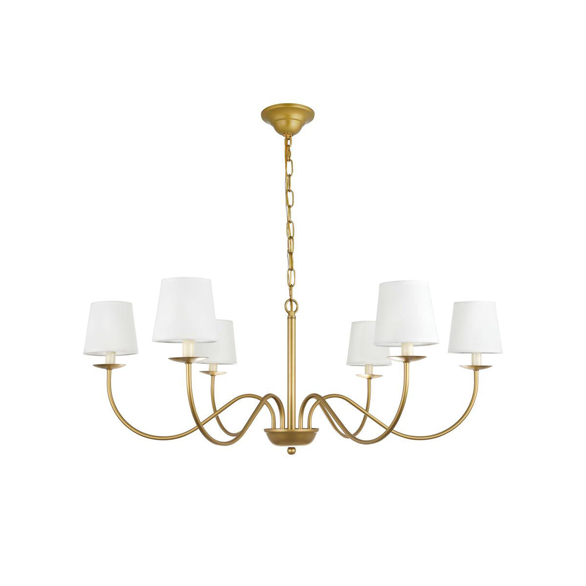 Eclipse Brass Chandelier