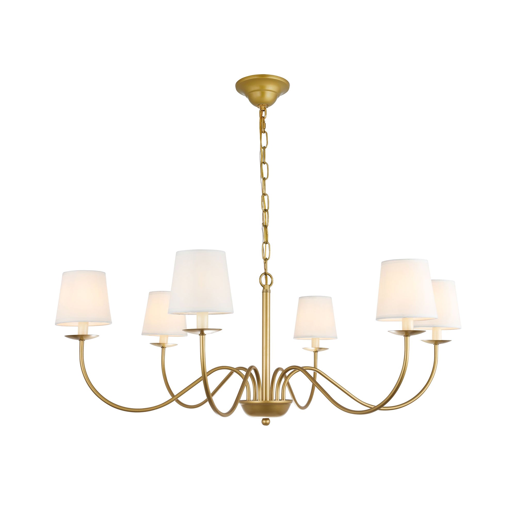 Eclipse Brass Chandelier