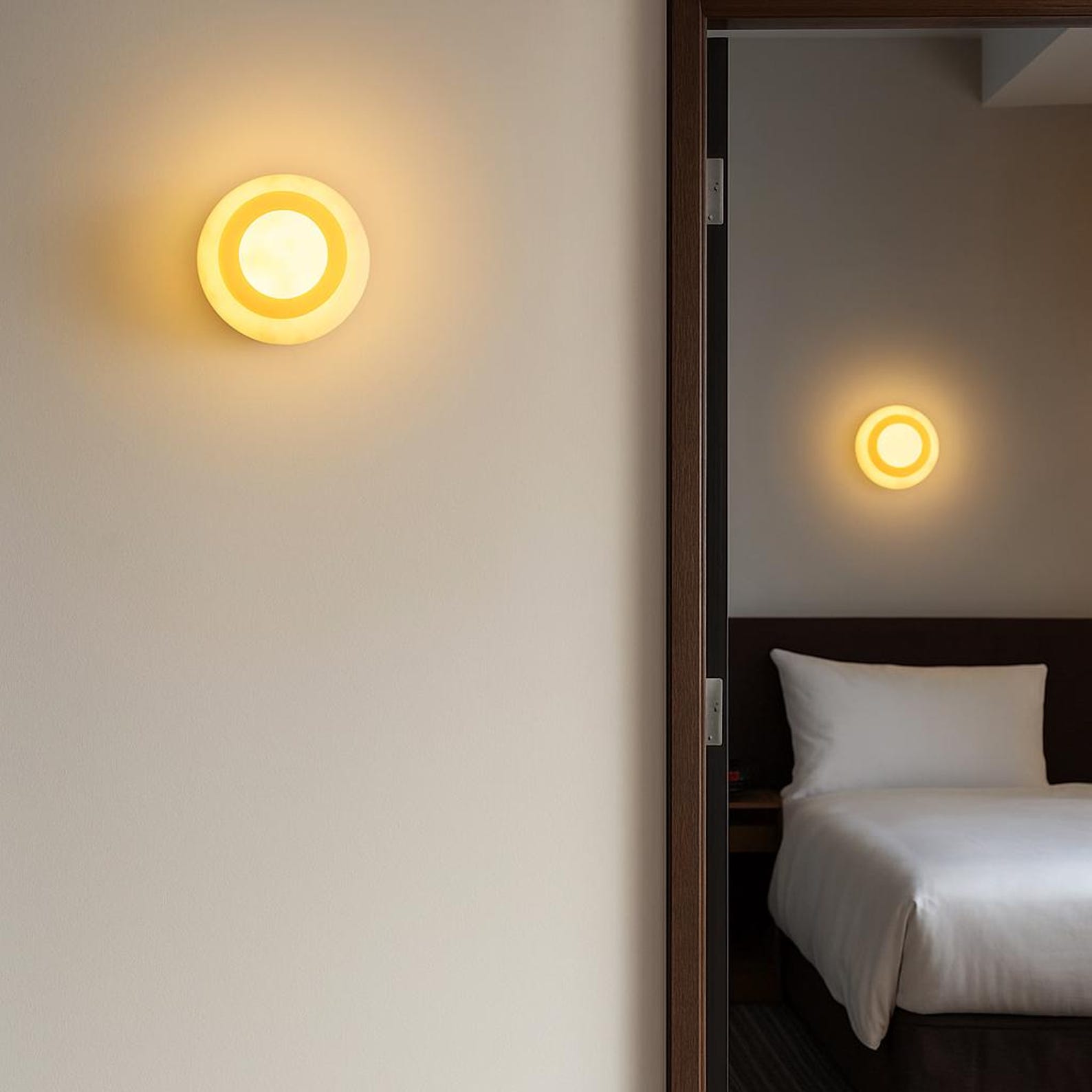 Eclipse Marble Wall Sconce