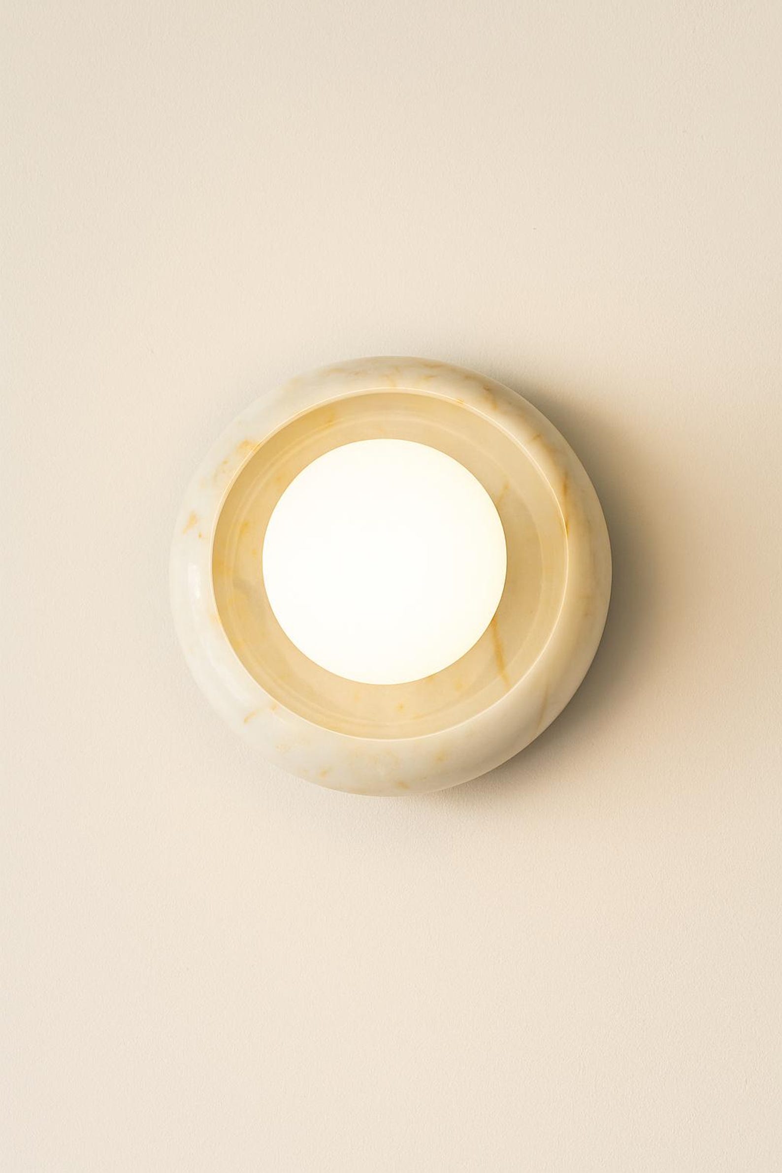 Eclipse Marble Wall Sconce