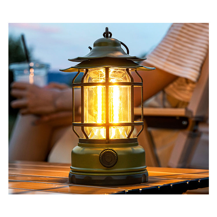 Lampe de table de camping d'extérieur Lantern (batterie intégrée) 