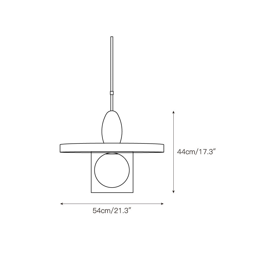 Eirene Glass Pendant Lamp
