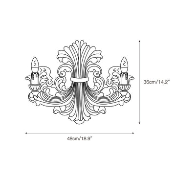 Ekena Plaster Wall Lamp – detail 4 — Dimension drawings 2