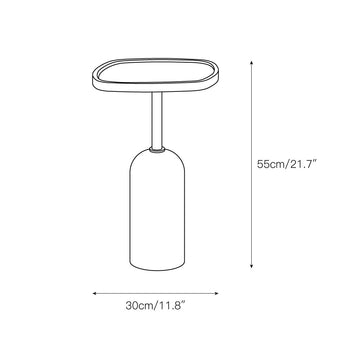 Ekero Square Side Table – detail 4 — Dimension drawings 2