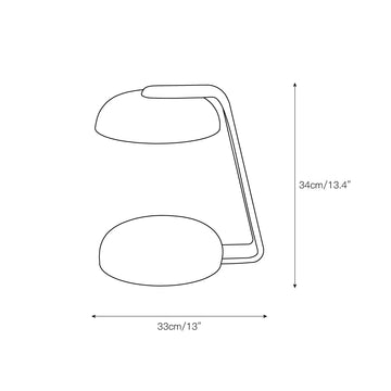 Electre Alabaster Table Lamp – detail 3 — Dimension drawings 1