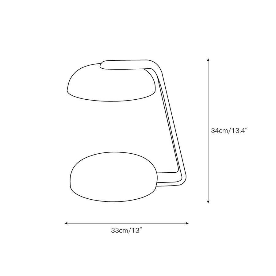 Electre Alabaster Table Lamp – detail 3 — Dimension drawings 1