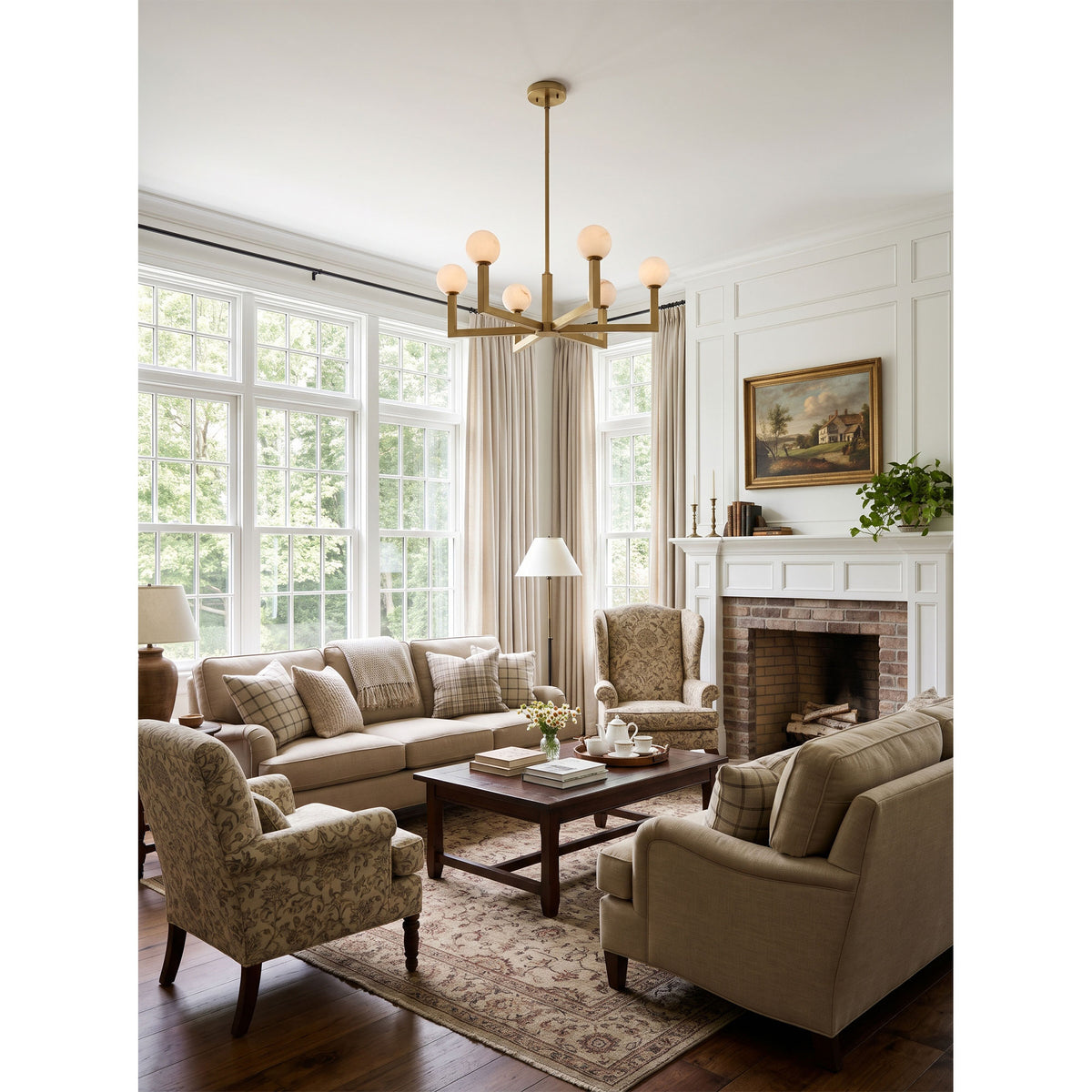 Lustre Eliza Brass