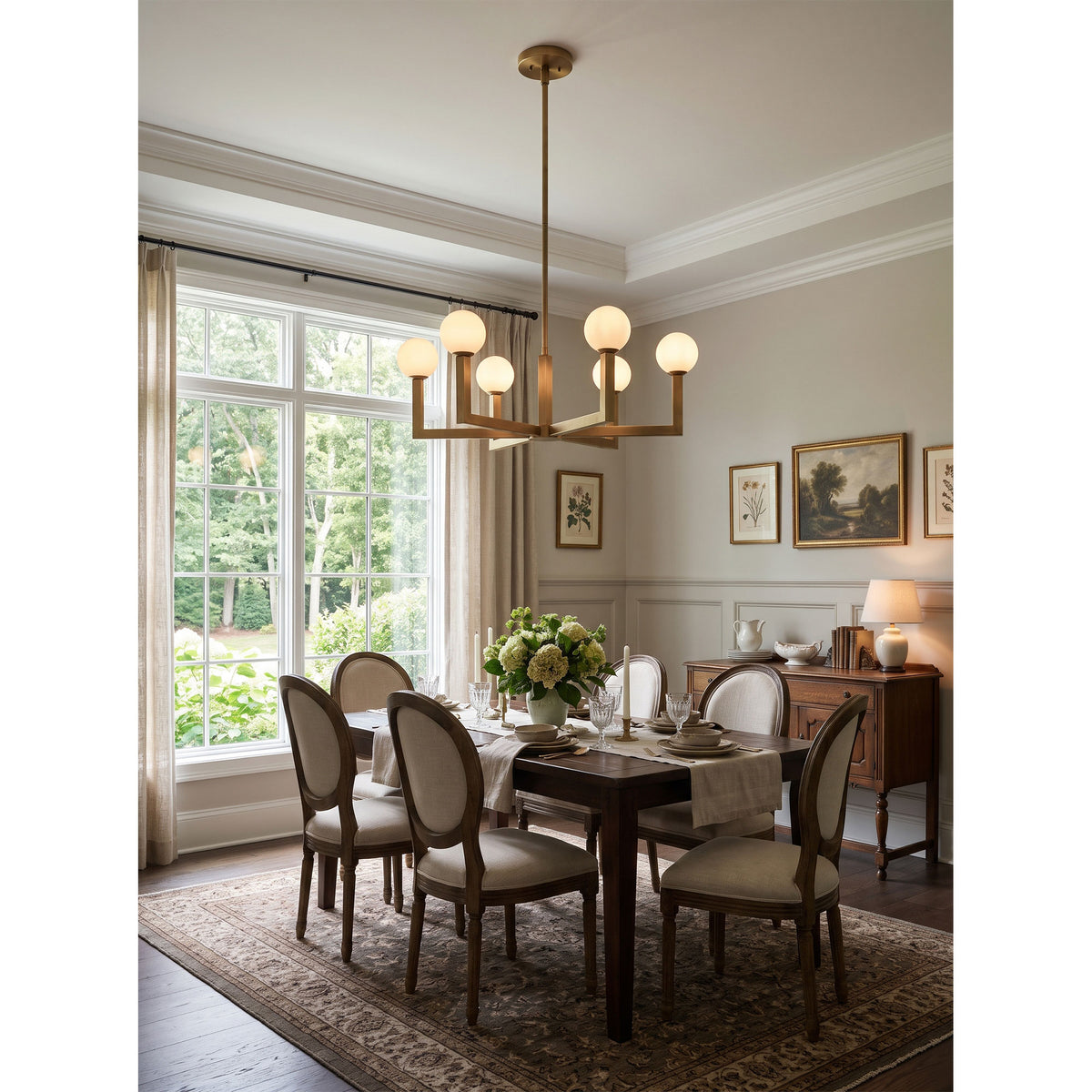 Lustre Eliza Brass