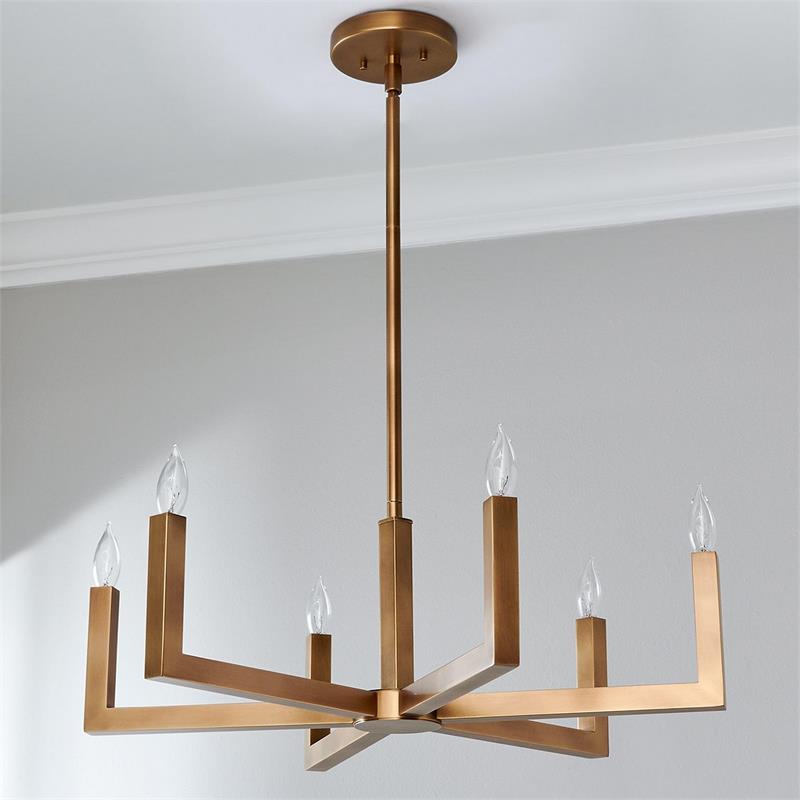 Eliza Brass Chandelier