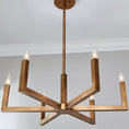 Load image into Gallery viewer, Eliza Brass Chandelier
