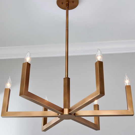 Eliza Brass Chandelier