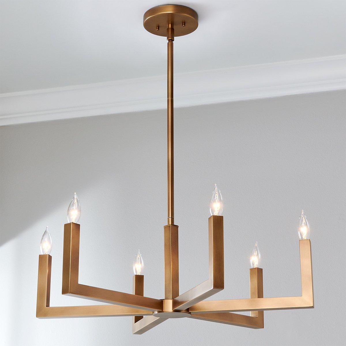 Eliza Brass Chandelier