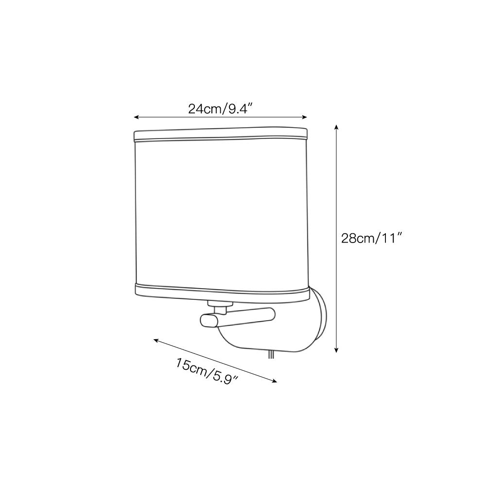 Ella Plug-in Wall Sconce
