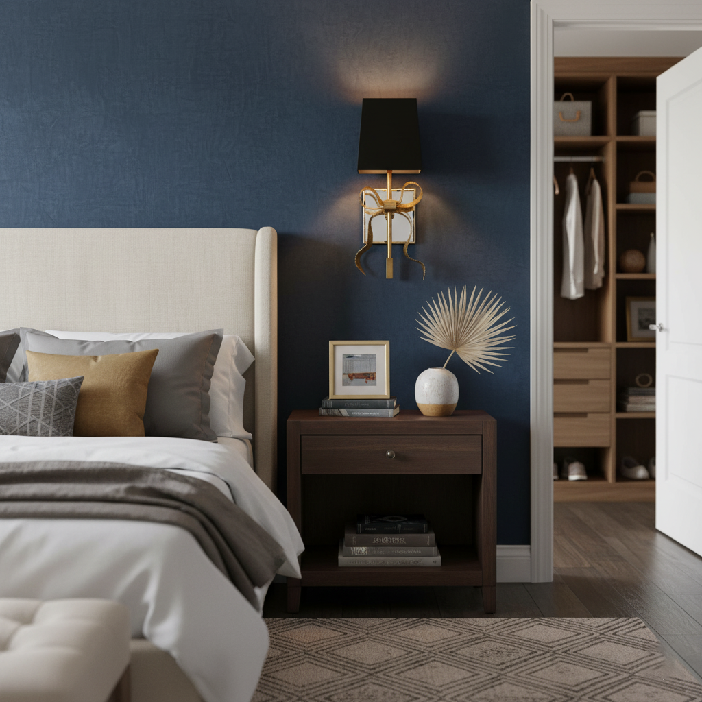 Ellery Gros-Grain Bow Sconce