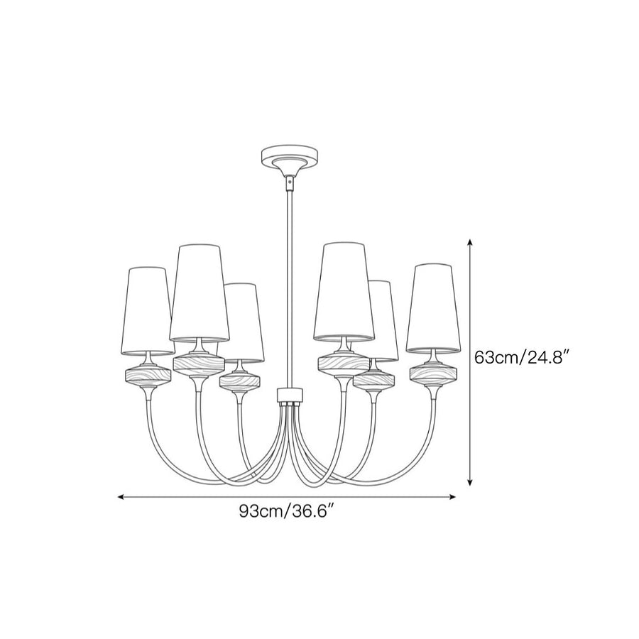Lustre Ellsworth — Dimension drawings 1