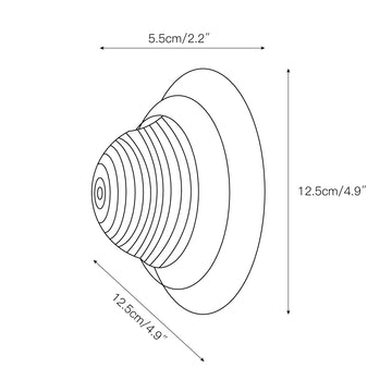 Elmas Wall Lamp – detail 3 — Dimension drawings 1