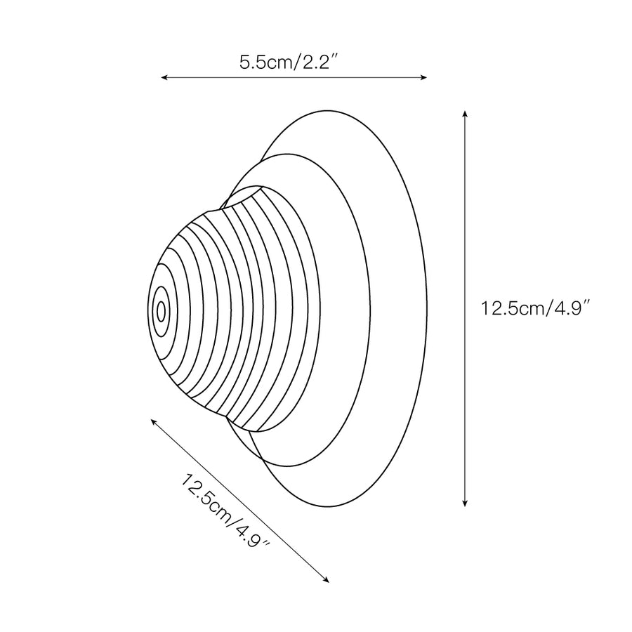 Elmas Wall Lamp – detail 3 — Dimension drawings 1