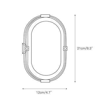 Elmas Wall Lamp – detail 4 — Dimension drawings 2