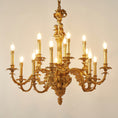Load image into Gallery viewer, Eloise Brass Leaf Chandelier
