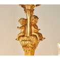 Load image into Gallery viewer, Eloise Brass Leaf Chandelier
