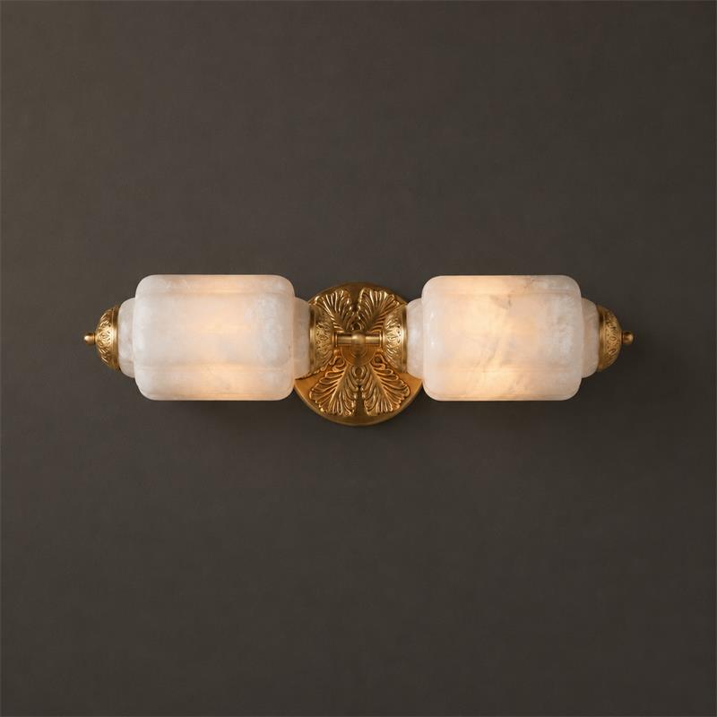 Eloise Scallop Alabaster Wall Sconce