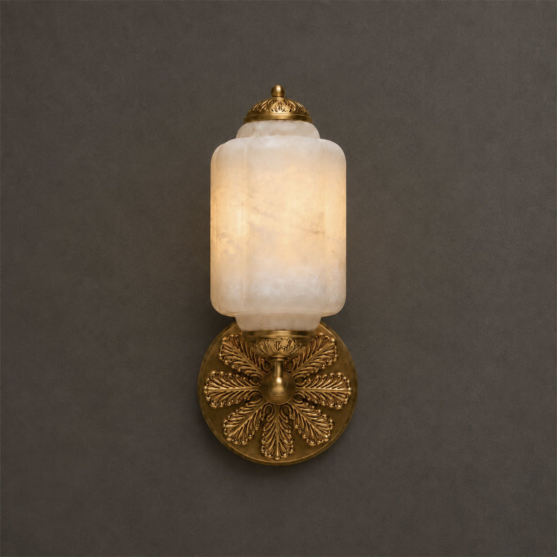 Eloise Scallop Alabaster Wall Sconce