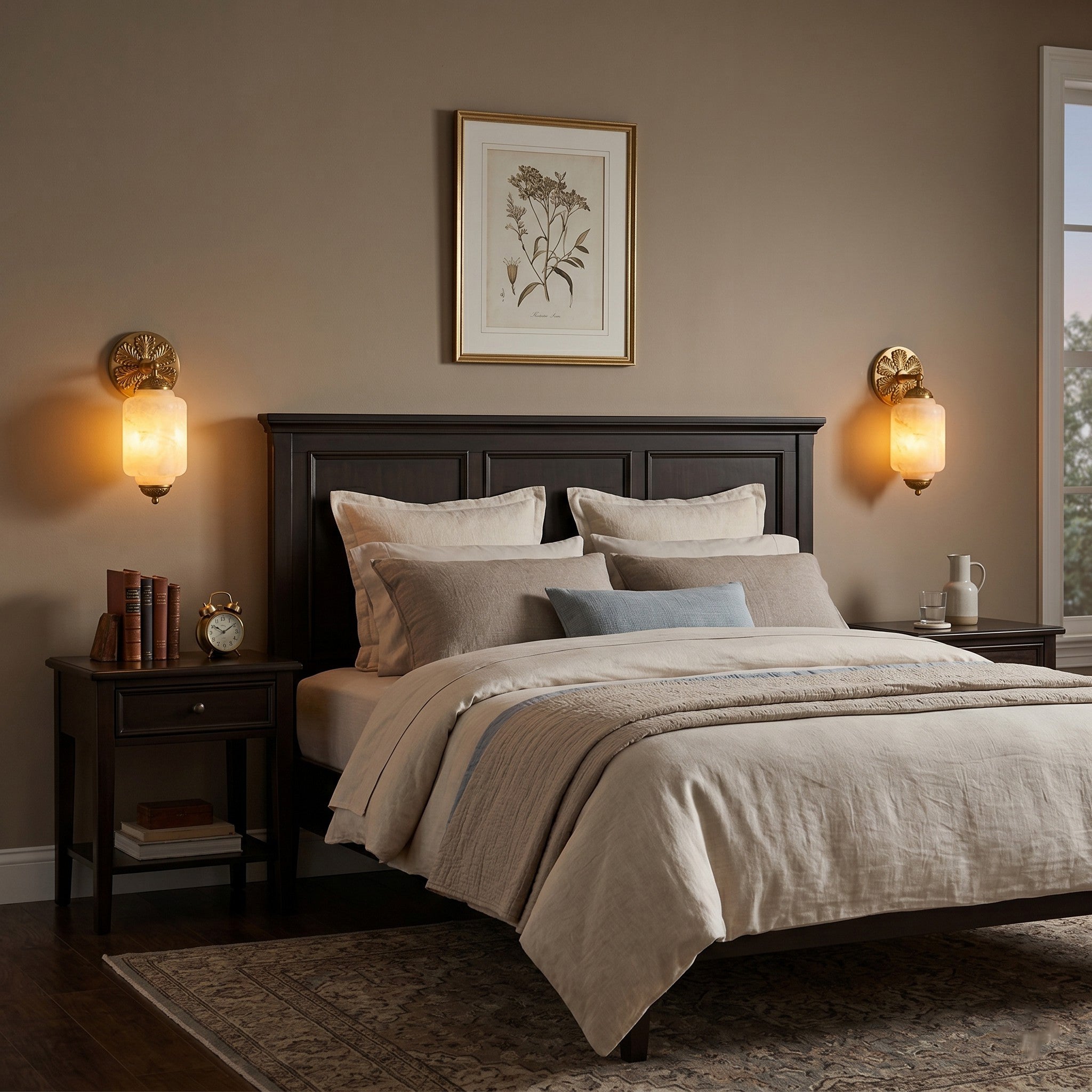 Eloise Scallop Alabaster Wall Sconce