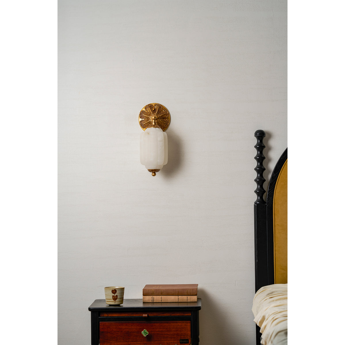 Applique murale Eloise Scallop en albâtre