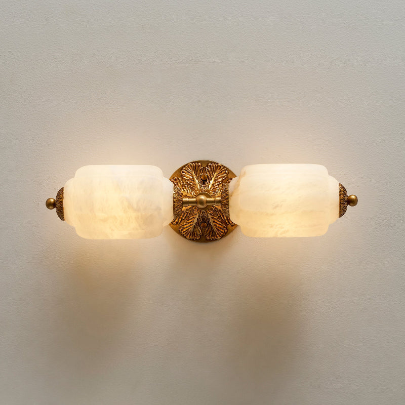 Aplique de pared Eloise Scallop Alabaster