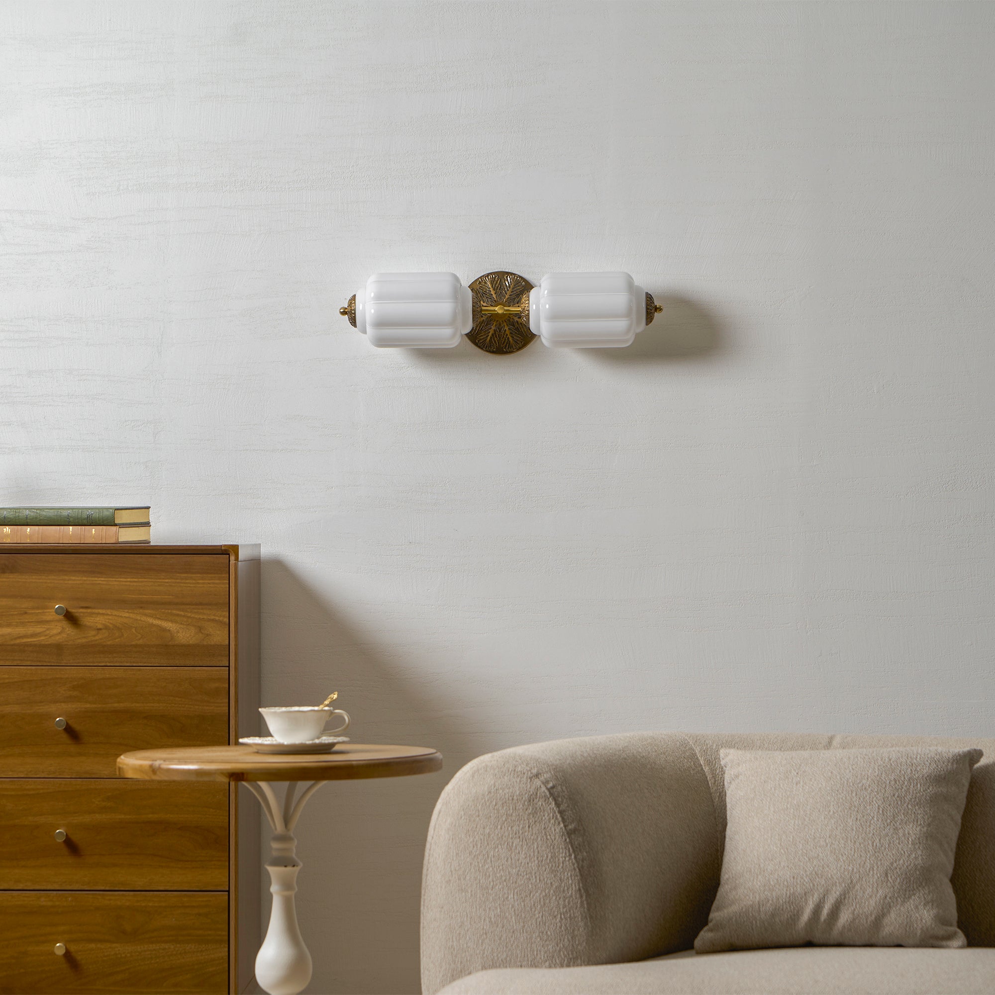 Eloise Scallop Glass Sconce