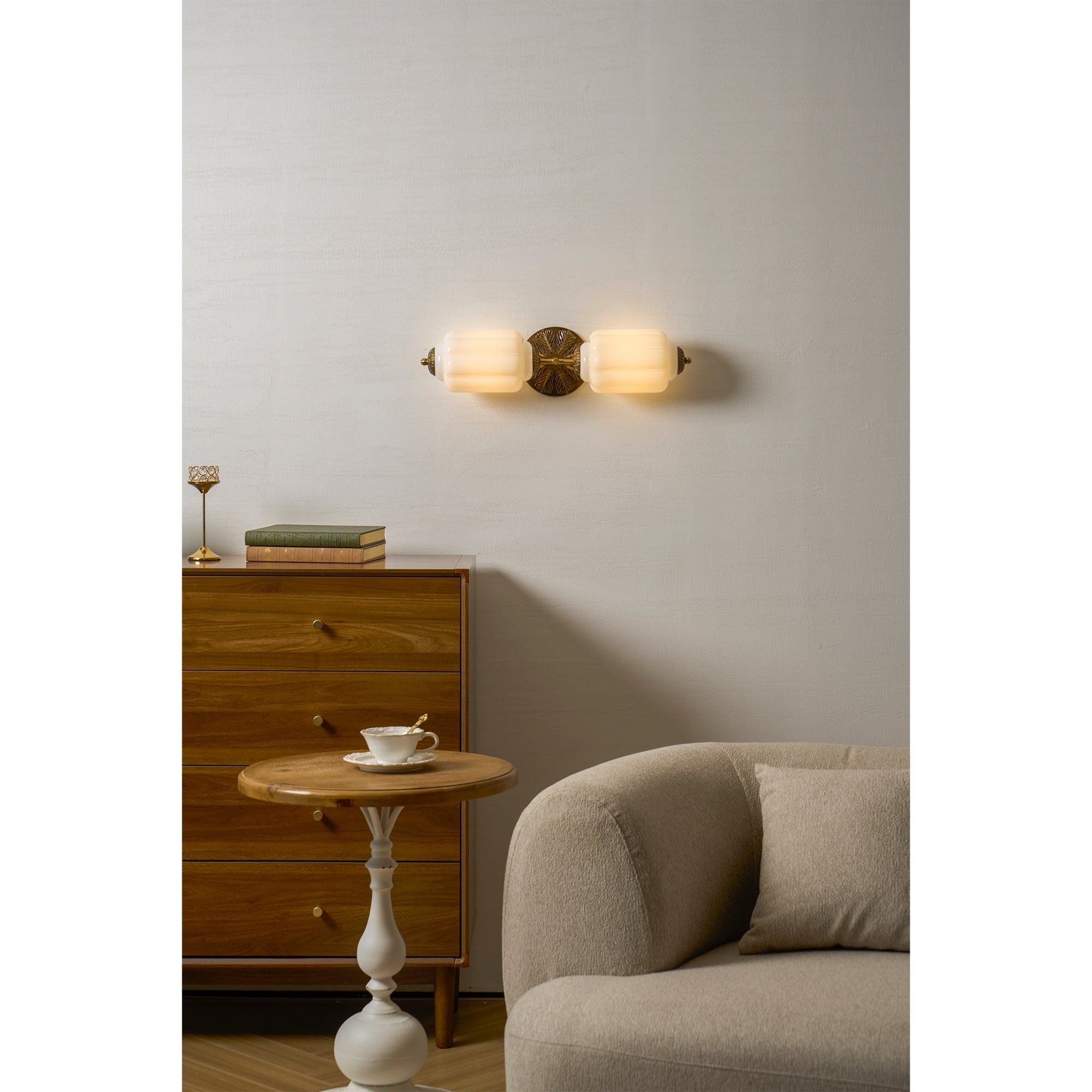 Eloise Scallop Glass Sconce