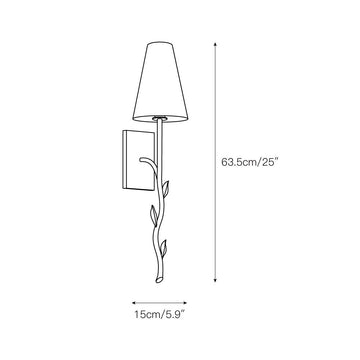 Elwyn Wall Lamp – detail 3 — Dimension drawings 1