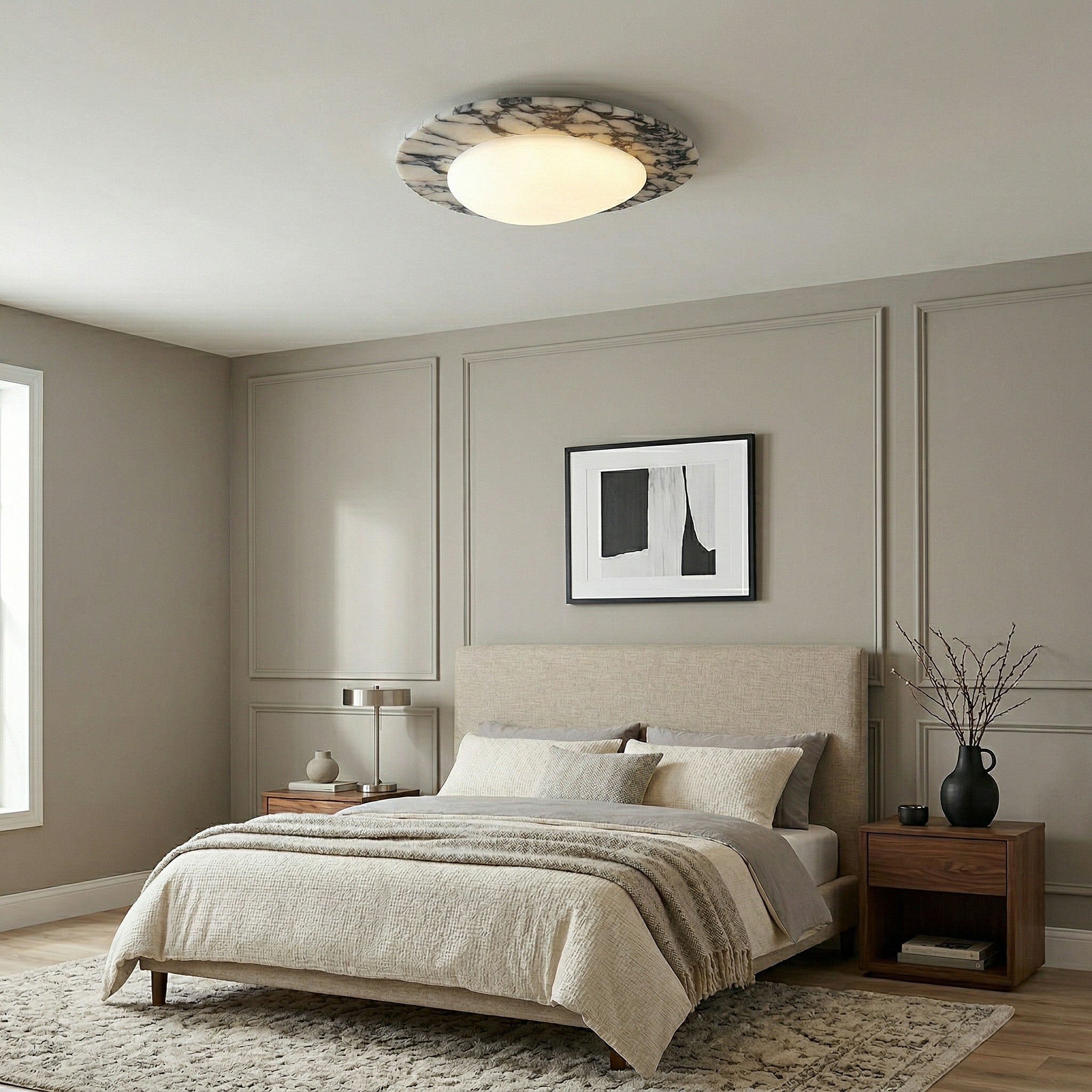 Emma Marble Ceiling Lamp