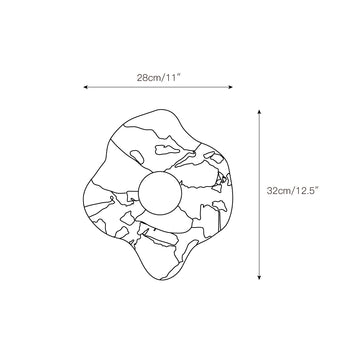 Abnormal Marble Wall Lamp – detail 3 — Dimension drawings 1
