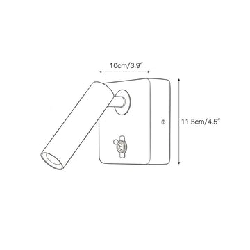 Enna Surface Wall Lamp – detail 4 — Dimension drawings 2