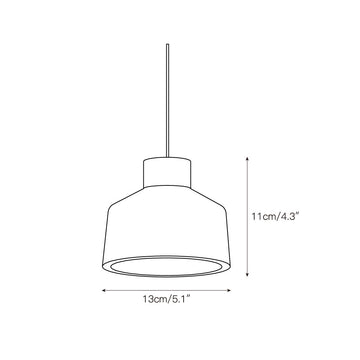 Etruscan Alabaster Pendant Lamp – detail 3 — Dimension drawings 1