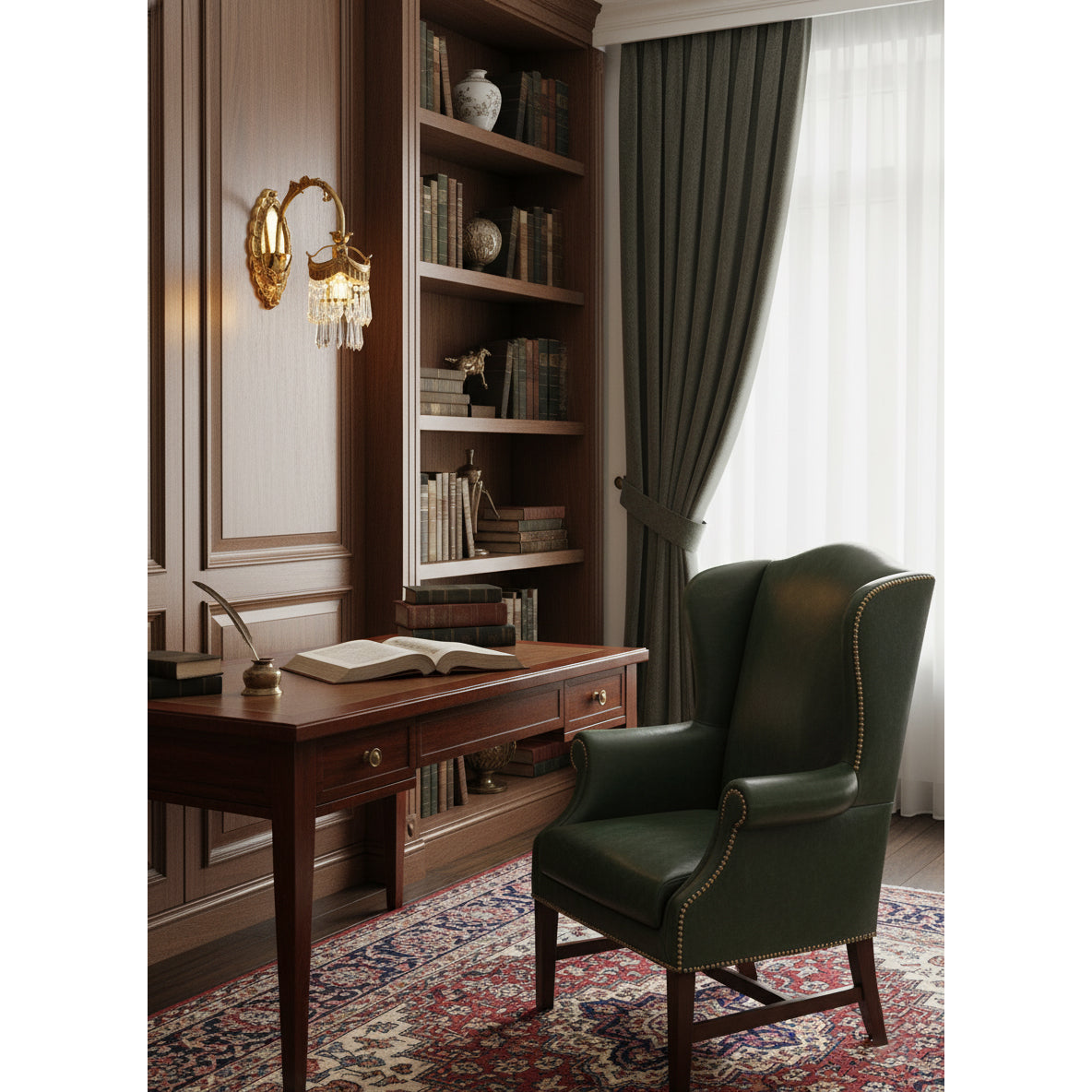 Evangeline Brass Wall Lamp