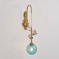 Load image into Gallery viewer, Evelyn Glass Rose Wall Sconce
