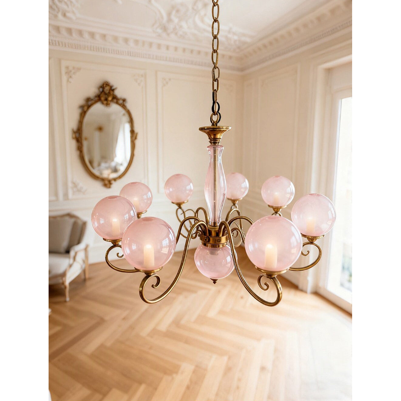 Evelyn Glass Chandelier