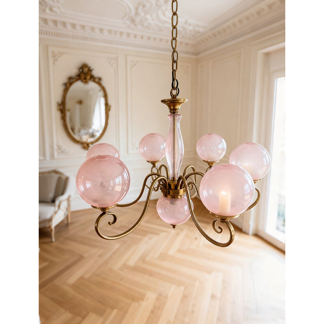 Evelyn Glass Chandelier