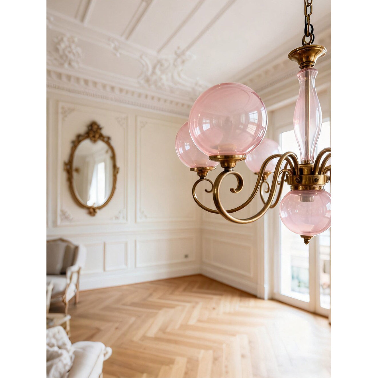 Evelyn Glass Chandelier