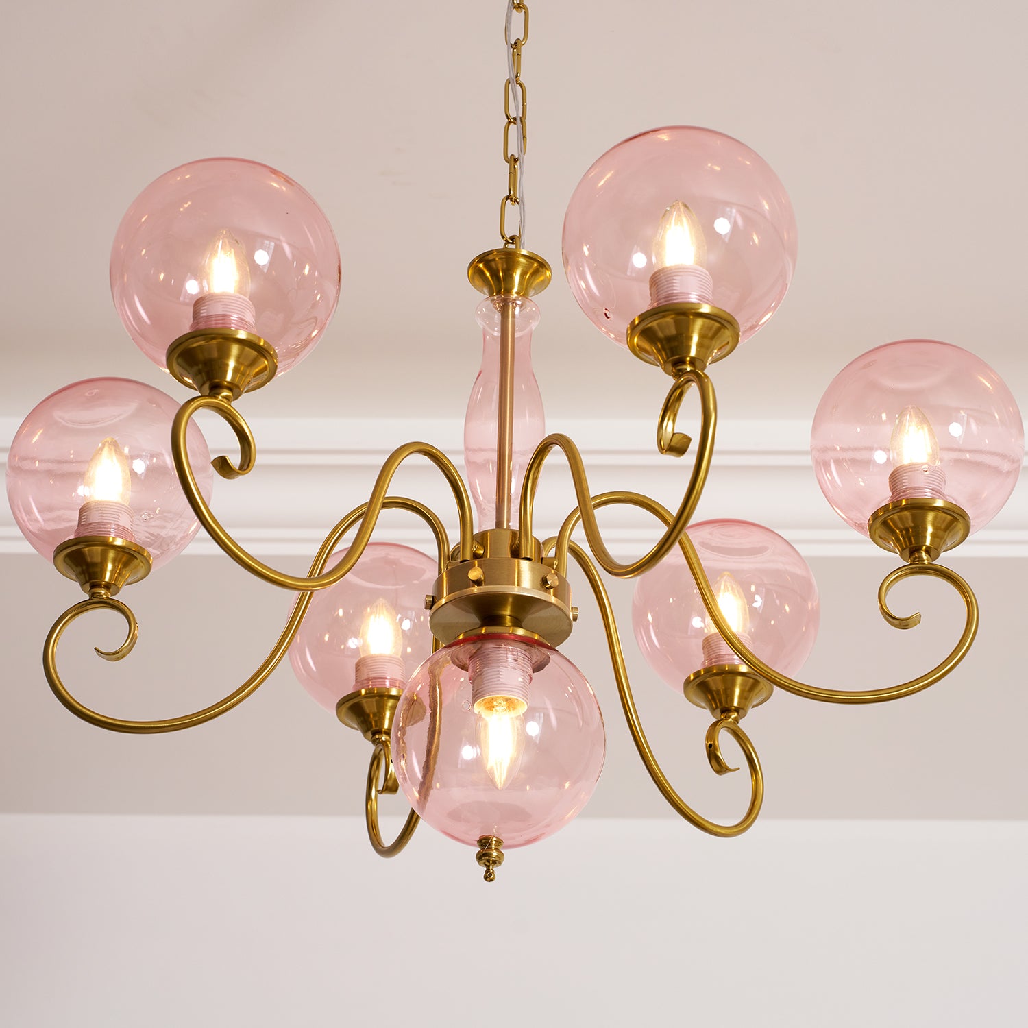 Evelyn Glass Chandelier