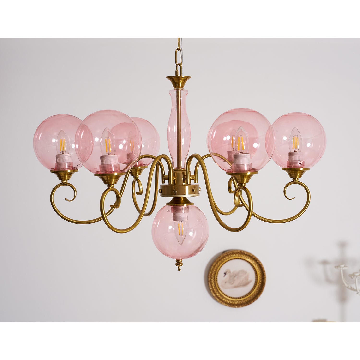Evelyn Glass Chandelier