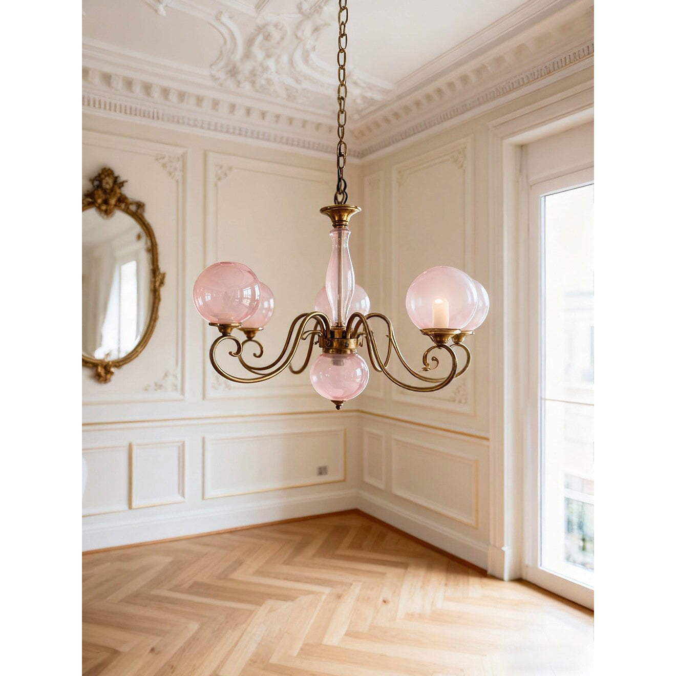 Evelyn Glass Chandelier