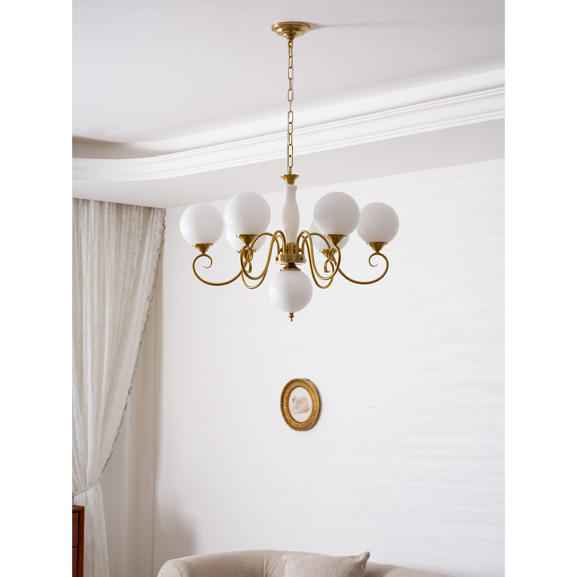 Evelyn Glass Chandelier