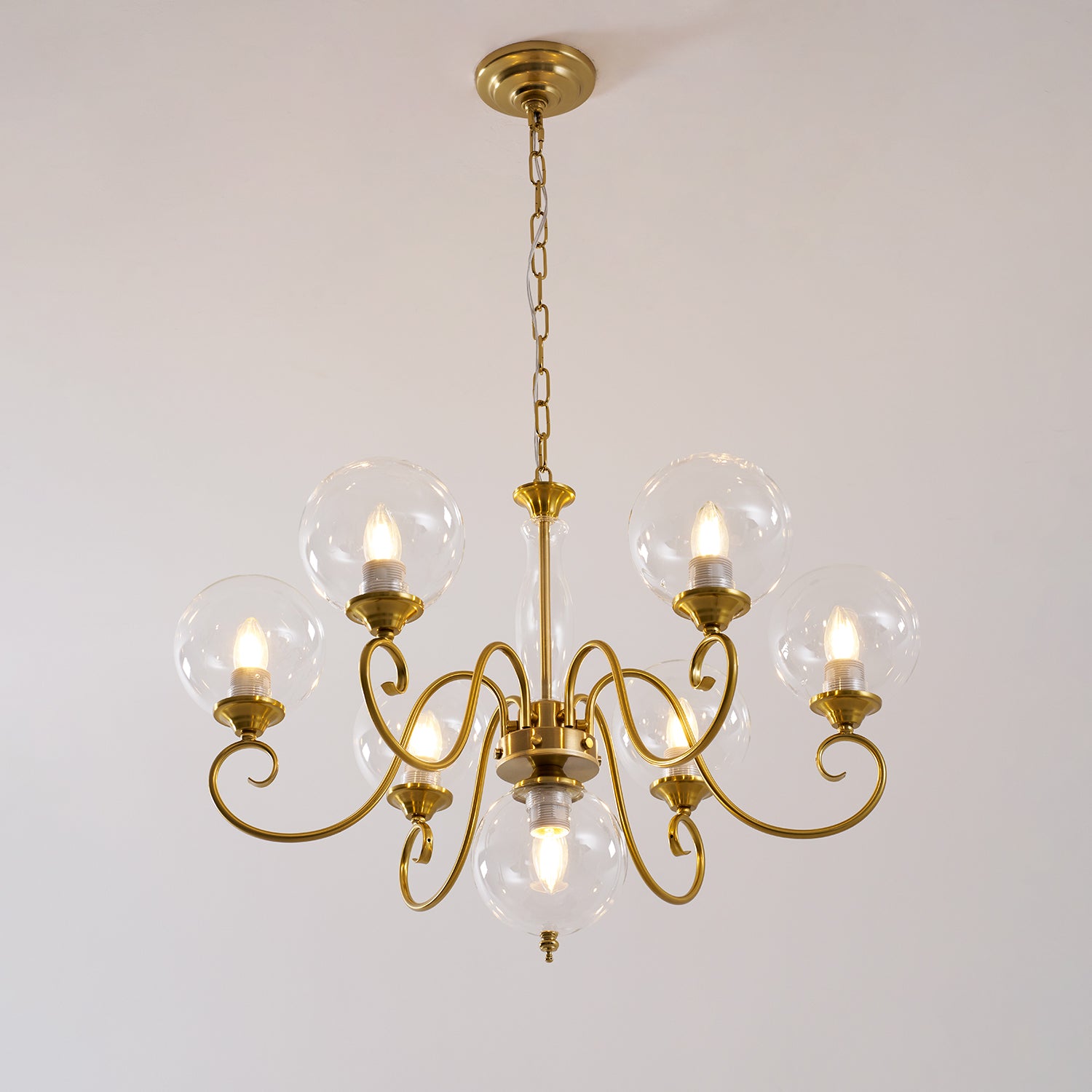 Evelyn Glass Chandelier